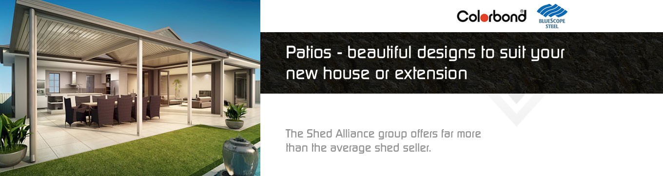 Patios - Shed Alliance - Sheds - Barns - Garages - Carports - Modular 